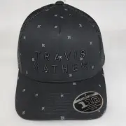 Travis Mathew Shipwreck Beach Golf Snapback Trucker Hat Black FlexFit Adjustable