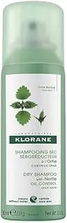 Klorane Nettle Dry Shampoo 50ml - Oily Hair - Travel Size