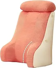 Back Support Cushion, Support Pillow for Sitting Up in Bed, Lumbar Support Cushion, Ergonomic Back Cushion for Reading, Adults, Sofa(Pink)