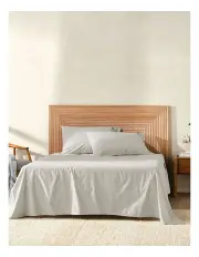 [Lexington] Poplin Sheet Set in Grey