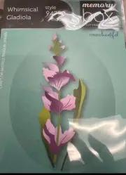 Memory box Whimsical Gladiola craft die 94790
