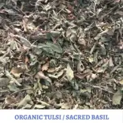 Dried ORGANIC TULSI LEAVES - HOLY BASIL LEAVES - PREMIUM TULSI LEAF Free Post