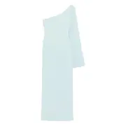 [Solace London] Solace London One-shoulder Midi Dress 8 UK BLUE