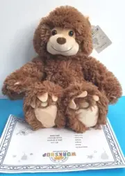 Build A Bear Big Foot Plush Bear Hugs Bigfoot BNWT