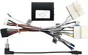 Android Radio Wiring Harness CAN Bus Adapter Head Unit Power Connector Cable Compatible for Benz Smart 2015 2016 2017