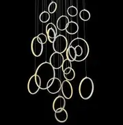 Delessi Bolla 24LT Ring Pendant Light - Tri-Colour