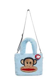 [Dolls Kill x Paul Frank] Fearless Fun Faux Fur Tote Bag And Wallet Set