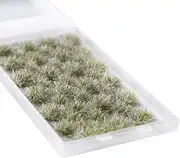 Baosity 39x Static Tufts,Grass Tufts Landscape Modelling Flower Cluster Grass Tufts for DIY Miniature Wargame Railway Scenery Model - Green