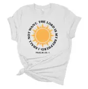 The Lord Is My Shepherd; I Shall Not Want Psalm 23:1 Unisex Ladies Design