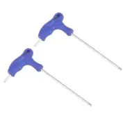 3mm Ball End Hex Key T-Handle Wrench Spanner, Metric CR-V Steel 2 Pcs