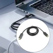 Flexible 1.8m 1080P 4K DisplayPort to HDTV Video and Sound Adapter Cord