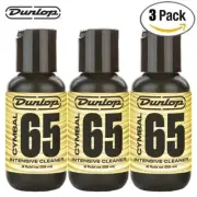 3-PACK Dunlop 6422 Formula 65 Cymbal Intensive Cleaner 2 Fl Oz