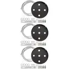3 Sets Plug Canopy Kit for Light Fixture Top Plate Hanging Wire
