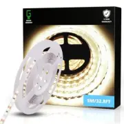 Professional White LED Strip Light 24V DC 16.4ft Rope Light SMD2835 Dimmable,
