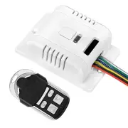 3CH ABS Wireless Remote Control Switch DC12V RF433MHz Relay Receiver Module