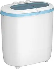 TT-YED Household Double-Drum Semi-Automatic Shoe Washing Machine, Mini Underwear And Socks Washing Machine, Portable Washing Machine, Spin Dryer, Timing Function And Drainage Pump