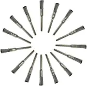 Wire Brush 15PCS Pen Shape 5mm End Brushes Stainless Steel Wire Brush 1/8" Sh...