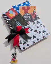 Disney premade junk journal, autograph album, photo album