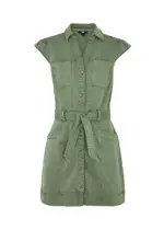 Paige Jaxsyn Stretch-denim Mini Dress - Green - 8 8