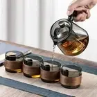Creative Kung Fu Tea Set Heat Resistant Tea Pot with Infusers Office