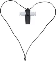 Vaguelly Toddler Samba Whistle Toy Orff Plastic Whistle Fun Dance Toy Safe Material Black White