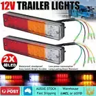 2x Trailer Lights 20 Led Stop Tail Indicator Truck Camper Light Ute 4wd 12-30v