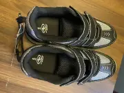 And1 Boys Black & Gray Round Toe Basketball Sneakers Athletic Shoes Size 6