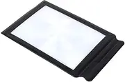 Joyzan Reading Magnifier, 3X Magnifying Glass Wide Horizontal Lens Portable Large Handheld Full Page Magnifiers For Reading Small Prints Book Newspaper Low Vision Seniors With Aging Eyes Aids Sewing