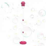 Bubble Machine Vertical Bubble Maker Automatic Bubble Machine with Light for Bir