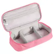 10 x 4.7 Inch Waterproof Electronic Organizer Case, Carrying Case Pink