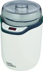 Maker Fermenter Electric Yoghurt Maker/Fermenter 15L x 5.1W Cm 2in1 White/Grey