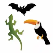 Sizzix Bat Lizard & Toucan Bigz Die 1pc