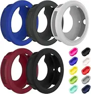 5 Pcs Silicone Watch case Cover & 10 Pcs Anti-Dust Plugs for Garmin Vivoactive 3 GPS Smartwatch, AFUNTA Charger Port Protectors and Soft Silicone Protective Case for Garmin Vivoactive 3