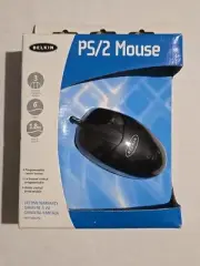 Belkin PS/2 Mouse in Retail Packaging - F8E813-BLK-PS2 NEW IN BOX