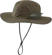 [Decentron] Men's UPF 50+ Wide Brim Boonie Hat Breathable Fishing Hiking Sun Hat