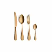 Comas cutlery set Contour Vintage Copper 24 pcs, table cutlery, stainless ste...