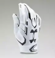 Under Armour Men's UA F5 Football Gloves 1271183-100 White/Black