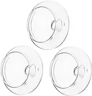 MOTHNUR 3pcs Glass Tea Kettle Covers Leak Teapot Strainer Lids with Fine Workmanship for Teapots and Airtight Infuser Caps for Tea Brewing and Protection