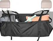 Car Back Seat Storage Bag Storage Bag Car Rear Seat Trunk Storage Bag for SUV Multifunctional Tissue Water Cup Mobile Phone Storage Box