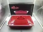 NEW 3 QUART RECTANGULAR HELL'S KITCHEN COVERED CASSEROLE / PROMPT SAFE SHIPPING