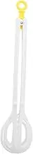 MUSISALY Egg Whisking Tool Kitchen Whisk for Cooking Noodle Grip Stirring Utensils Handheld Egg Beater White