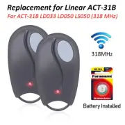 Garage Door Remote Mini Key Chain for ACT-31B, Linear MegaCode MCT-3, MCT-11