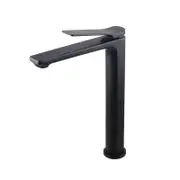 Aquaperla RUSHY Matt Black Solid Brass Tall Most Above Counter Basin Mixer