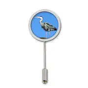 Heron Stick Pin Tie Pin Badge With Protector Ideal Birthday Gift c428