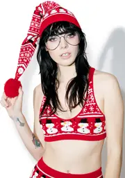 [Knitty Kitty] Snowman Knit Cap