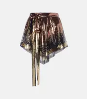[Rabanne] Rabanne Sequined shorts AU 18 multicoloured