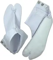 ブンラク(Bunraku) White Tabi Socks, Stretchy Tabi