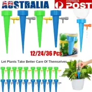 Plant Watering Devices Self Spike Planter Drip Indoor Outdoor Watering System AU