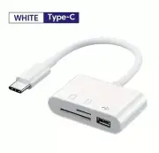 USB C SD TF Memory Card Reader, 3-in-1 Type C Camera Adapter