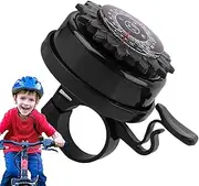 Bike Ring Bell - Bike Compass Bell,Handlebar Chime Compass Cycling Accessory for Park Mountain Outdoor Beach Sports School City Commute Camping Kids Racing Road